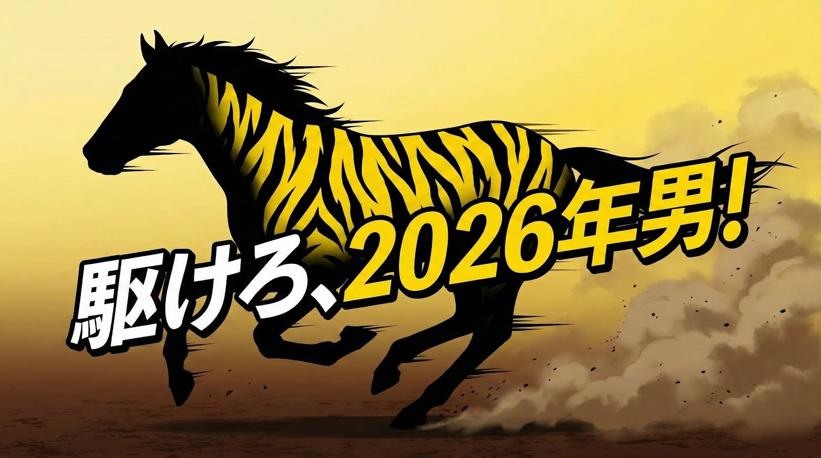 2026年。午年。タイガースの年男